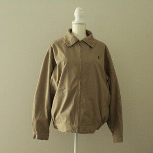 Vintage Polo Ralph Lauren Bi Swing Jacket Mens Large Brown